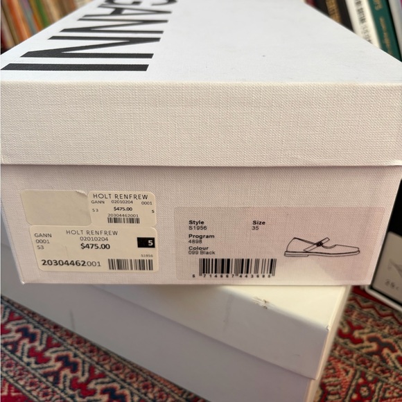 Ganni Mary Jane Flats with Crystal Embellishment - Picture 9 of 13